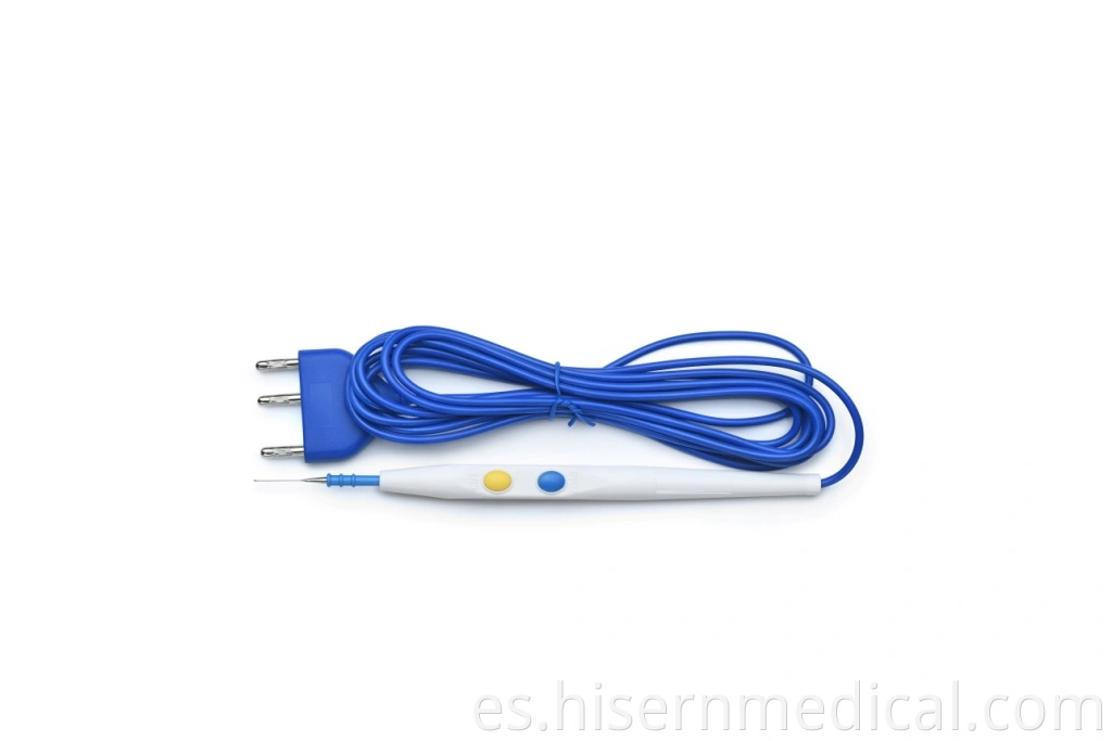 Lápiz electroquirúrgico disponible médico Hisern de la fábrica de China que aplica corriente eléctrica